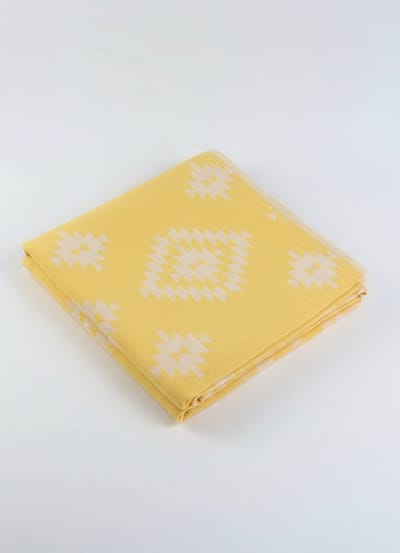 Patara – Turkse hamamdoek – 100x180 cm – katoen – licht & sneldrogend – geel