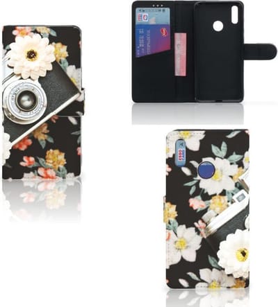 Huawei Y7 (2019) Telefoonhoesje met foto Vintage Camera