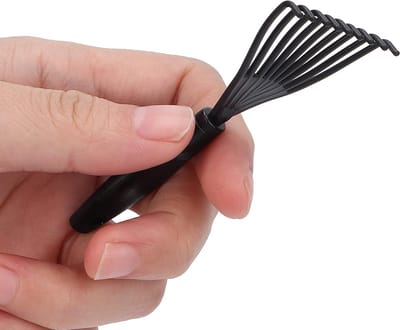 Haarreinigingsborstel, Plastic Rake voor het Verwijderen van Haar en Vuil, Schoonmaaktool voor Thuis en Salongebruik, Zwart