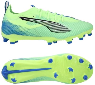 PUMA Ultra 5 Pro FG/AG - Maat 46 - Voetbalschoenen - Fizzy Apple / Puma White / Bluemazing