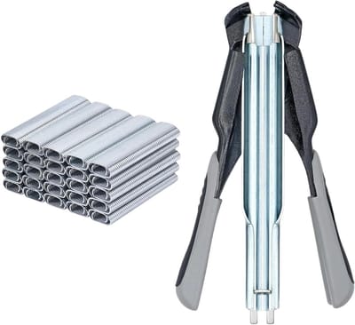 Tang met Klinknagels - Kooi Tang - Dierenverblijf Maken - Ergonomisch Ontwerp - 2500 Stuks - Zwart