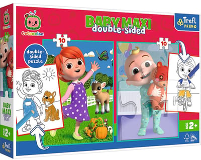 Puzzle 2x10 Baby maxi Cocomelon przyjaciele 43008 - Puzzel 2x10 Baby maxi Cocomelon vrienden 43008
