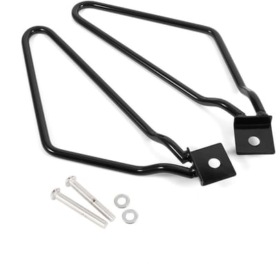 Allecto - Motorfiets Zijkant Pocket Houder Set - Handige accessoires - 2 Stuks - Zwart - Opbergruimte - Geschikt voor motoren - Compact
