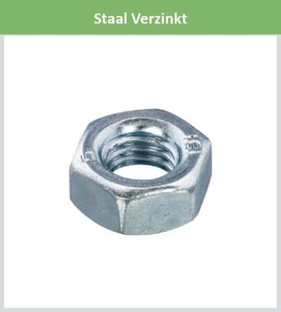 Metaalschroef M4 Zeskant moer (20 stuks)