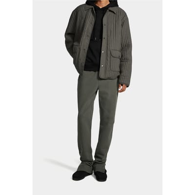 Daily Paper Zyer Quilted Relaxed Jacket Chimera Grey Size: XS | Overshirts Outlet | Unisex | Grijs