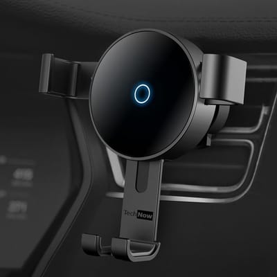 Telefoonhouders Auto met Draadloze Autolader Fast Charge Qi - GSM Houder Auto - Smartphone Telefoonhouder Auto Universeel voor Telefoon tot 7 inch