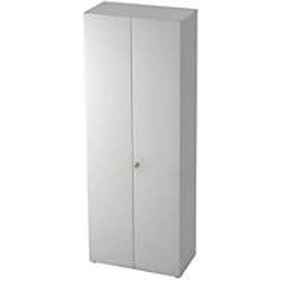 Kast TOPAS LINE, Garderobekast, 6 ordnerhoogten, B 800 mm, lichtgrijs