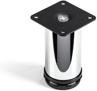 meubelpoot JIM chroom Ø 50 mm / Hoogte: 100 mm hoog draagvermogen door sterke buis van SO-TECH