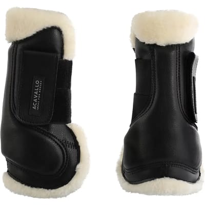 Dichte beenbeschermers voor paarden met klittenbandsluiting Acavallo
