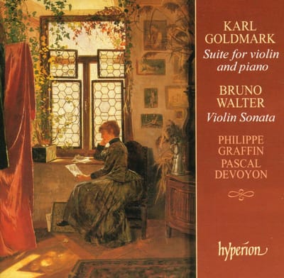 Goldmark: Suite for violin and piano; Walter: Sonata / Graffin, Devoyon