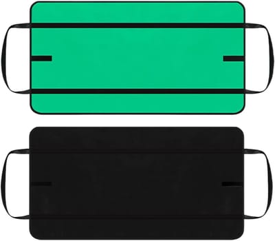 Brandhouthouder Tas - Zeildoek Drager - Haardhout Opslag - Vochtbestendige Stof - 100 x 50 cm - Groen