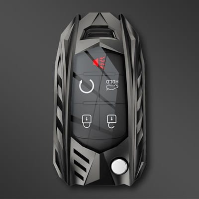 Boîtier de protection en alliage de zinc pour clé de voiture à distance Pour Buick Pour Chevrolet Cruze Aveo Trax Opel Astra Corsa Meriva Zafira Antara J Porte-clés black