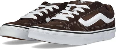 Vans Herren Caldrone Sneakers Lifestyle Schoenen VN000CSP3N11 Donkerbruin Wit