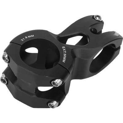 Potence de Vélo WAKE 31,8 mm 50 mm Alliage d'Aluminium pour Vélo de Montagne Potence Courte pour Guidon pour le Cyclisme Black black