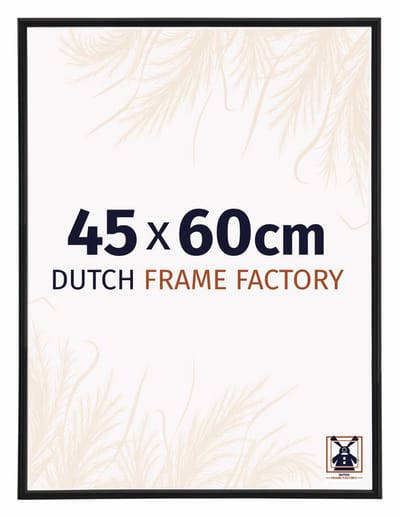 Fotolijst 45x60 cm - Kunststof - Zwart Mat - Angers