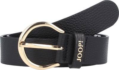 JOOP! Leren Riem Fashion Women's Belt 3.5 W80 Black Zwart