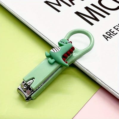 Nagelknipper voor kinderen, schattige cartoonfruitnagelknipper voor studerende meisjes, schoonheid, huishoudelijke manicureverzorgingstool, spatwaterdicht en duurzaam