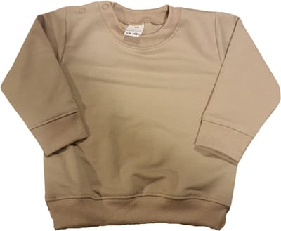 Mooie baby trui sweater in het beige voor jongens en meisjes met lange mouwen maat 74