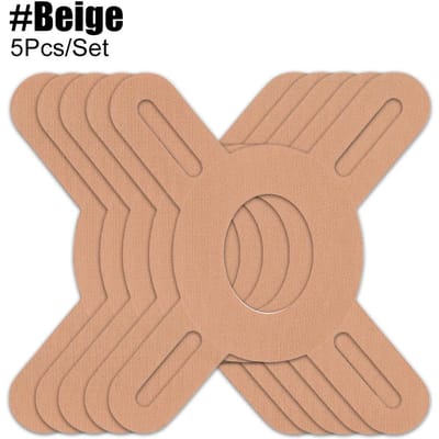 5 Stuks Knie Kinesiologie Tape Waterdicht Ademend Voor Pijnverlichting Stabiliteit Ondersteuning Hardlopen Sportschool Sport beige