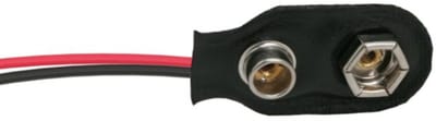10x 9V Batterij Clip met Kabel – Batterij Snap Connector 110 mm – 9 Volt Aansluitklem voor Elektronica - 10 Stuks [05176]