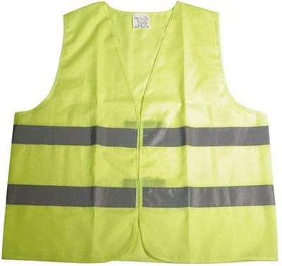 Dresco Veiligheidshesje kind - Reflecterend hesje Junior - Geel veiligheidsvest