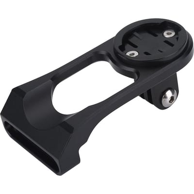Fiets Stuurpen Verlengstuk Houder voor Computer & Sportcamera (Zwart) zwart