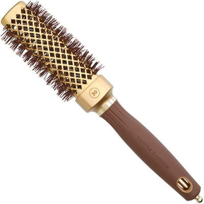Olivia Garden Expert Blowout Straight Wavy Föhnborstel Goud-Bruin