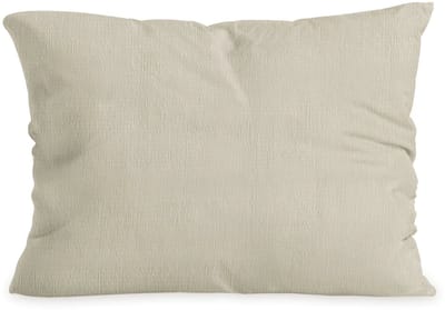 Zelesta Special Seersucker Kussensloop Set van 2 - Amandelmelk Beige 60x70cm