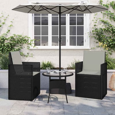 vidaXL - Zitkussen - en - Rugkussen - Polyester - Lichtgrijs - 47 - x - 45 - x - 2 - cm