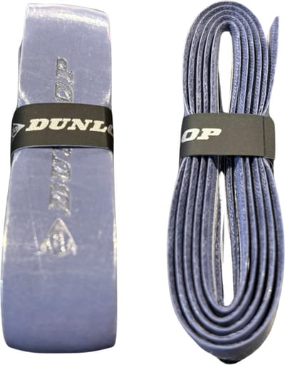 Dunlop Pro Pu Squashgrip - Basisgrip voor Squashrackets -1 stuk- Blauw/Grijs