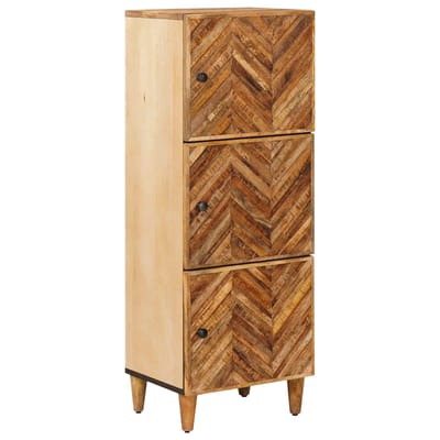 vidaXL - Opbergkasten - Bruin - 40 - x - 33,5 - x - 110 - cm - Massief - Mango - Hout