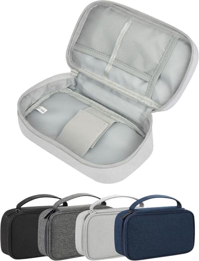 Arae Travel Essentials Tech Pouch Elektronica Organizer Case met Verwijderbare Verdelers voor Opladers, Kabels & - ShopVlot