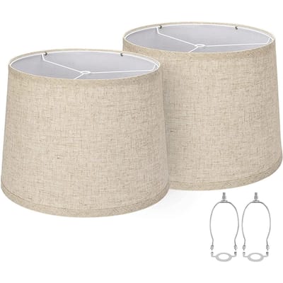 2 Sets Stoffen Lampenkap voor Tafellamp Vloerlamp Amerikaanse Stijl Lampenkap met Lampenkap Harp