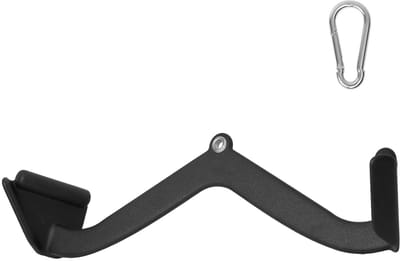 Lat-Pulldown-Opzetstuk, Roeiv-Stang voor Kabelmachines, Triceps-Pulldown-Stang, Krachttraining voor De Rug met Rubberen Handgreep, Biceps-Curl-Lat-Pulldown-Stang