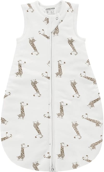 Jacky slaapzak - maat 80 - Off-white met giraffe print - 9-12 maanden