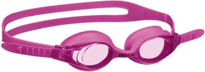 BECO Zwembril Colombo - Siliconen/polycarbonaat - Roze - One-size