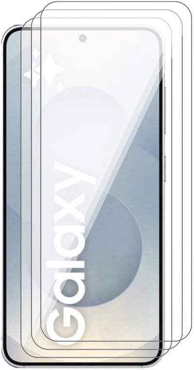 Screenprotector geschikt voor Samsung Galaxy S25 - 3x Glas Screen Protector