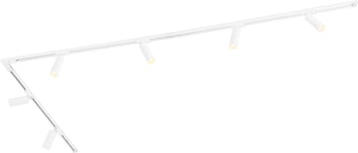 Ledvion - LED Railverlichting 3M + 8 Railspots (Wit - Dimbaar - GU10 Fitting) - 1-Fase