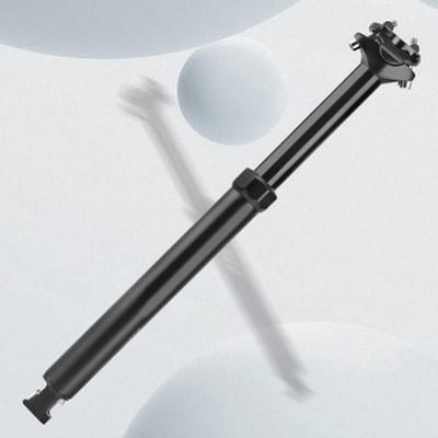 Telescopische Zadelpen - Verstelbare Zadelbuis - Fietscomfort Verbeteren - Interne Kabel Routing - 31.6mm 425mm - Zwart