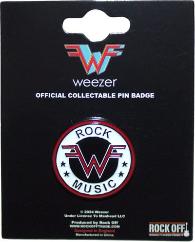 Weezer - Rock Music Emblem Pin - Multicolours
