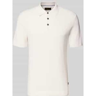 Jack & Jones Poloshirt Jprbluriley Knit Polo Ss Sn 12292034 Cloud Dancer Mannen Maat - XXL