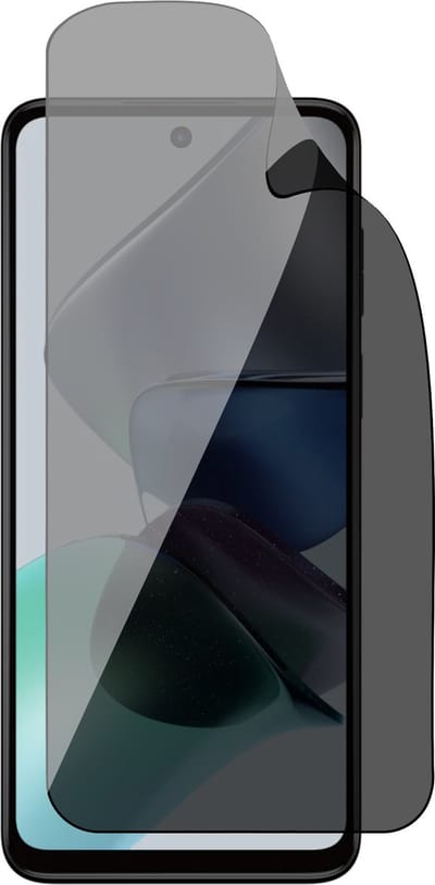 Privacy Screenprotector geschikt voor Motorola Moto G23 - 1x FlexGuard Screen Protector