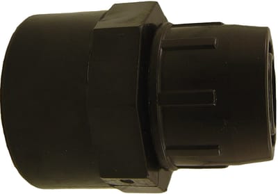 PE Easy binnendraad - 25mm PE x 1" (=25mm) binnendraad - kleur zwart - PE koppeling - Irritec made in Italy