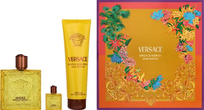Set Versace: Eros Energy, Eau De Parfum, Voor Mannen, 100 ml + Eros Energy, Eau De Parfum, Voor Mannen, 5 ml + Eros Energy, Douchegel, 150 ml