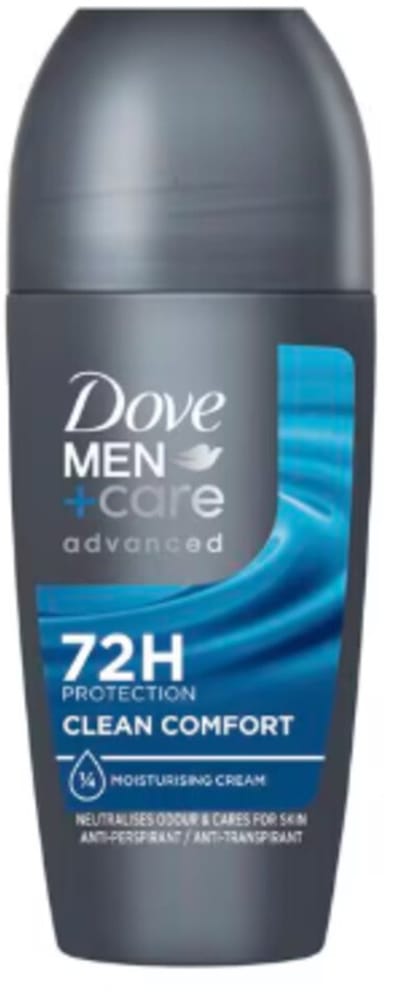 Dove Deoroller Men+Care Advanced Clean Comfort - 6 x 50 ml - Voordeelverpakking