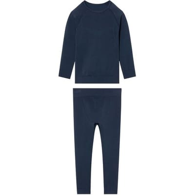 LUPILU Kinder thermo skiondergoed (Marineblauw, 98/104)