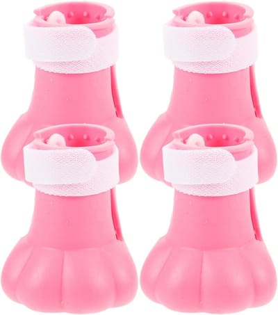 4 Stuks Wasbare Siliconen Kattenpoot Beschermers - Katten Schoenen voor Pootbescherming, Nagel Covers en Comfort