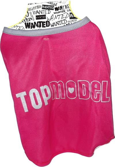 Honden T-Shirt Topmodel roze maat XS