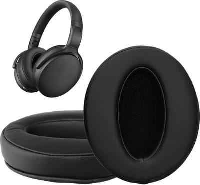 kwmobile 2x oorkussens geschikt voor Sennheiser HD 4.50SE / HD 4.40BT / HD 4.30G / HD 4.20S - Earpads voor koptelefoon in zwart