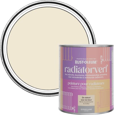 Rust-Oleum Wit Radiatorverf Zijdeglans - Kalksteengroeve 750ml